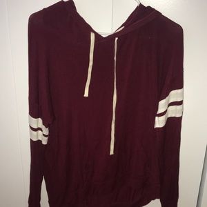 Maroon hoodie